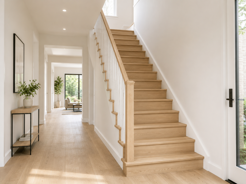Escalier intérieur après rénovation