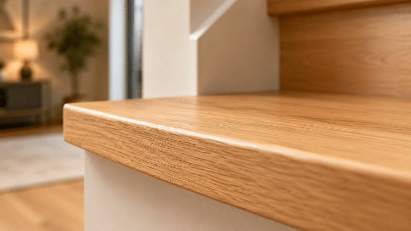 Nez de marche d'un escalier