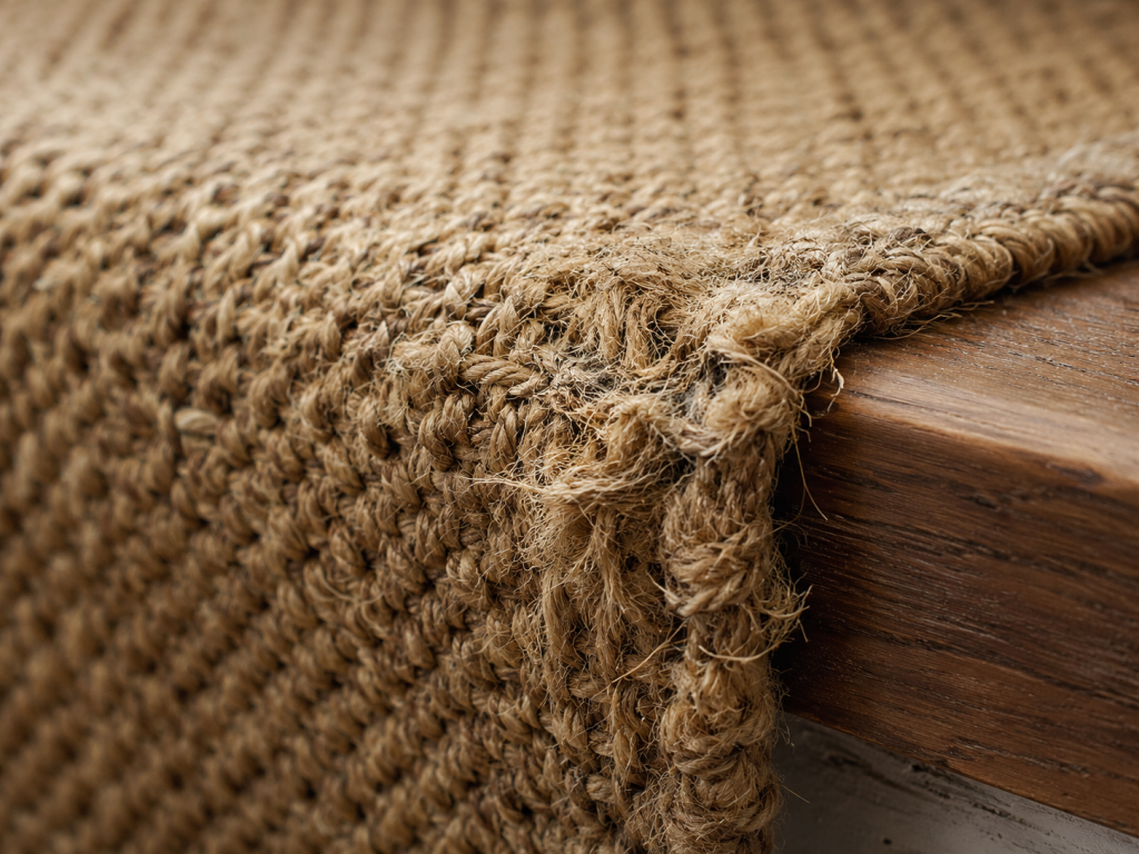 Toile de jute abîmée