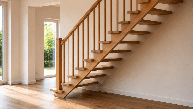 Idée déco sous escalier ouvert : comment exploiter cet espace unique Escalier ouvert avec espace libre