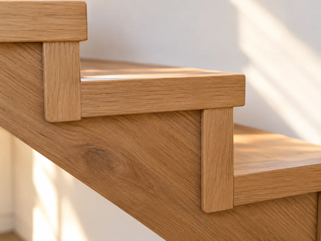 Escalier avec retour de marche