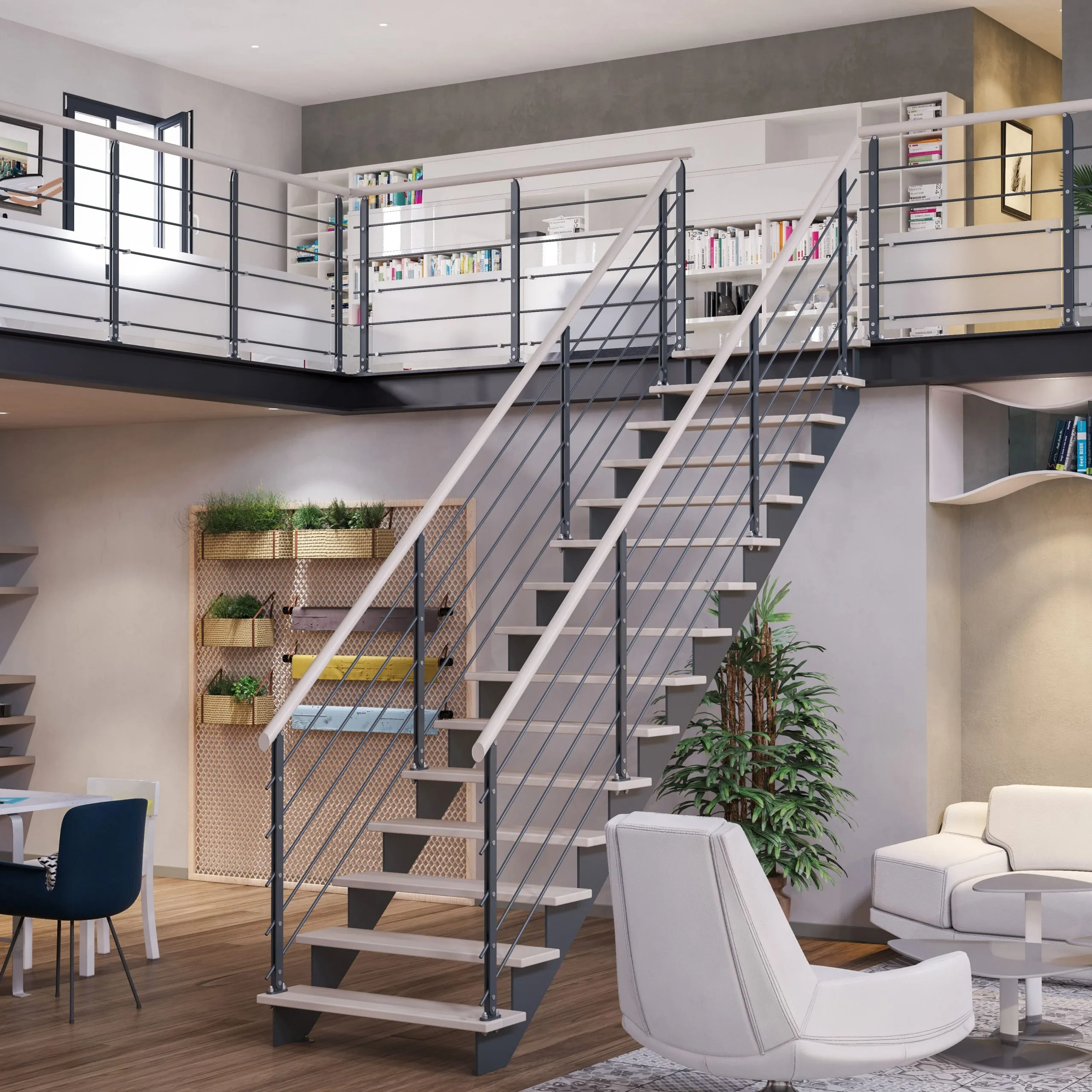 Escalier en métal design sur mesure