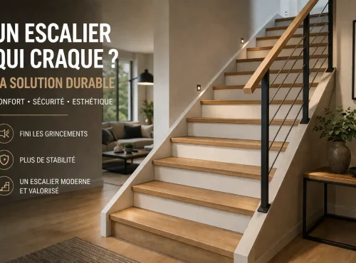 Escalier qui grince : comprendre l&rsquo;origine du bruit et choisir une solution durable