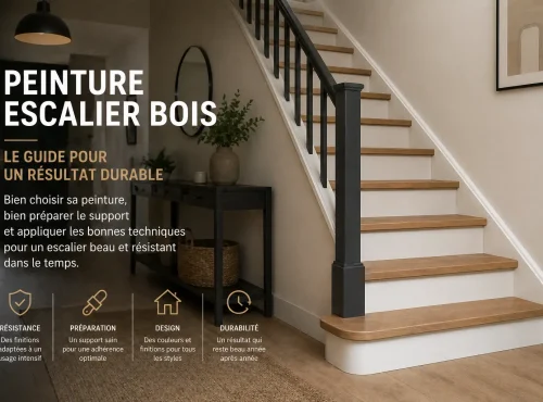 Peinture escalier bois : comment choisir la bonne finition pour un résultat durable ?