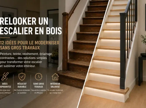 Relooker un escalier en bois : 12 idées pour le moderniser sans gros travaux