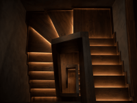 Escalier avec LED