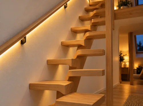 Escalier à pas japonais