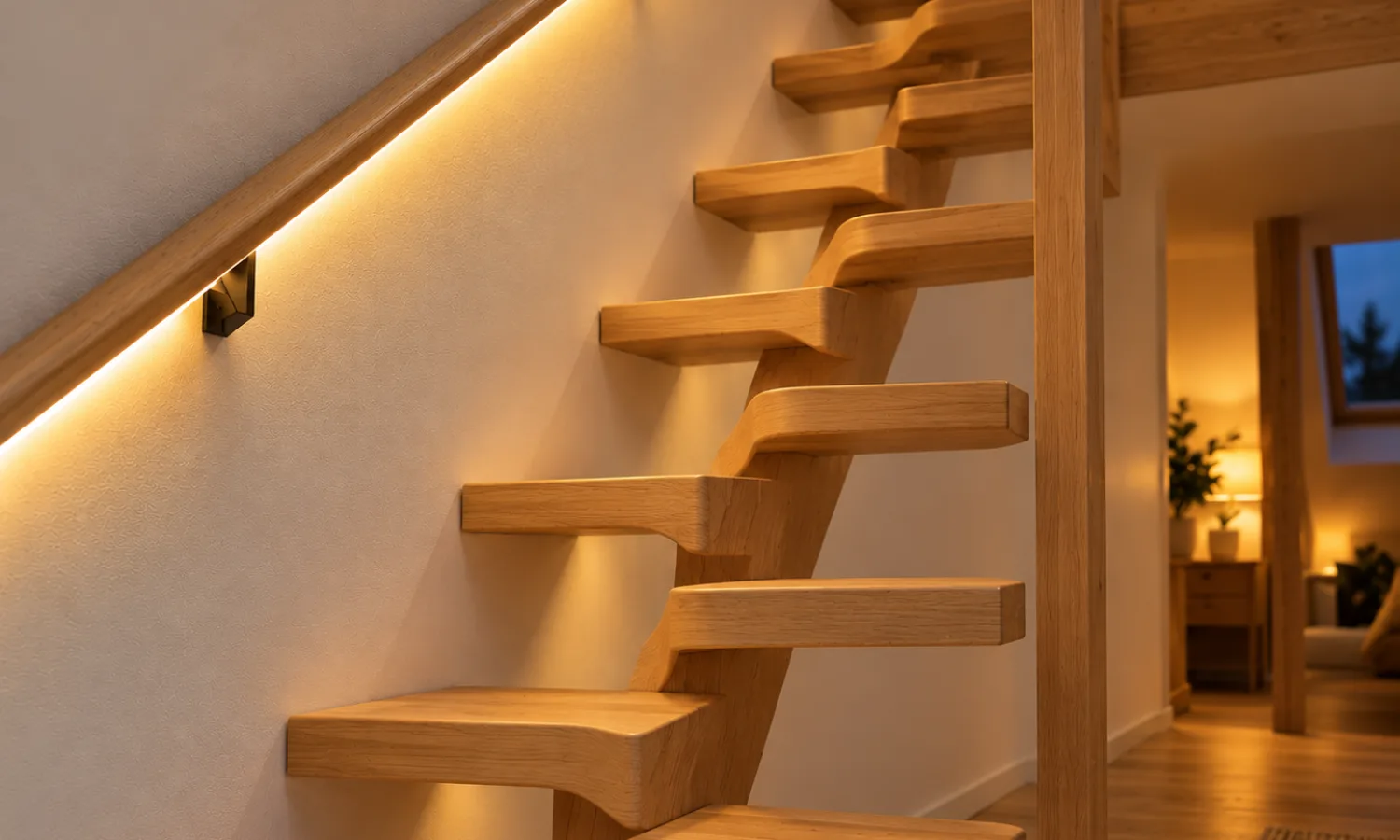 Escalier à pas japonais