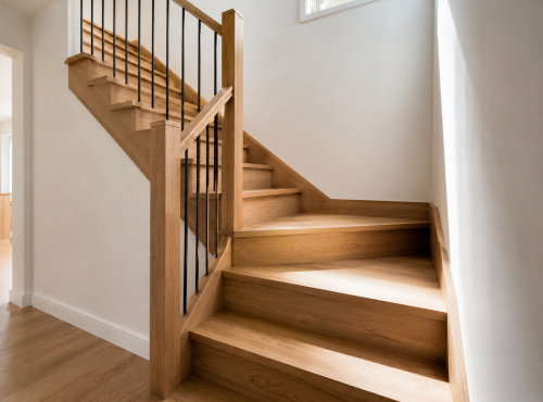 Escalier quart tournant