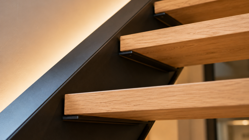 Escalier quart tournant sans contremarche