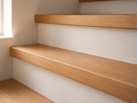 Habillage d'un escalier en béton