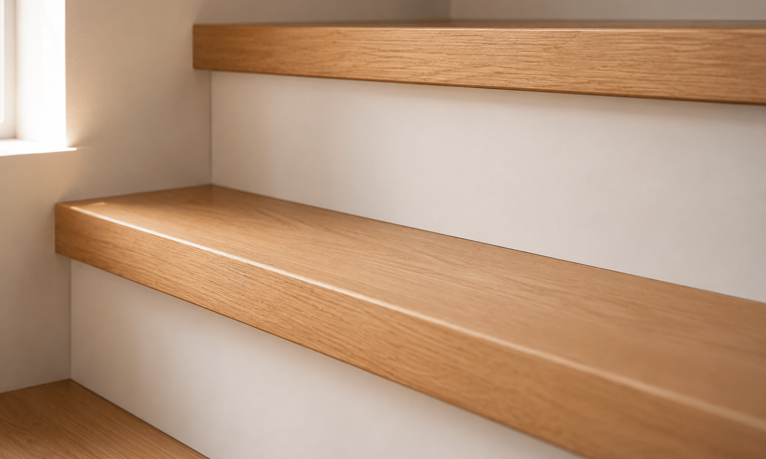 Habillage d'un escalier en béton