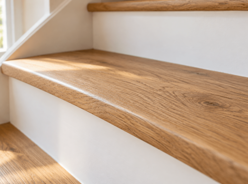 Marche d'escalier recouverte
