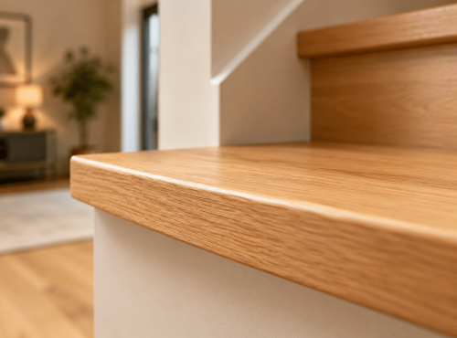 Nez de marche d'un escalier