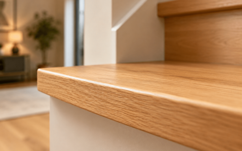 Nez de marche d'un escalier