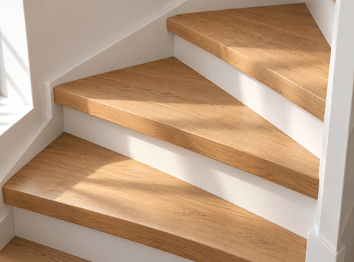 Profondeur d'un escalier tournant