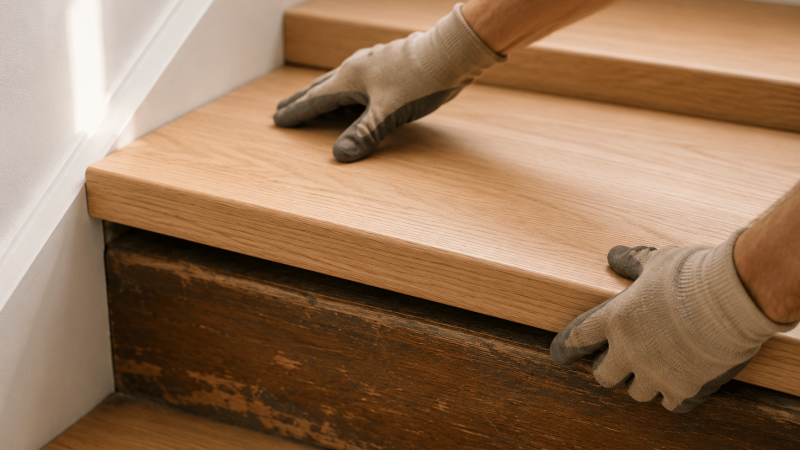 Modifier un escalier existant sans gros travaux