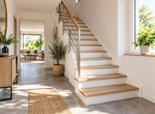 Revêtement d'escalier en intérieur