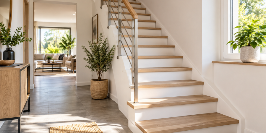 Revêtement d'escalier en intérieur